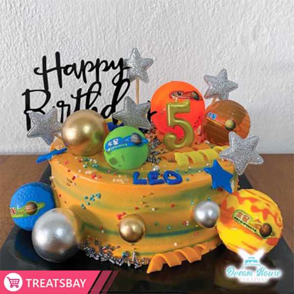 Planet Cake Birthday Cake