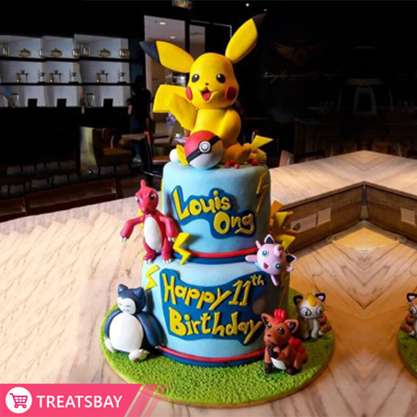 Pikachu Birthday Cake