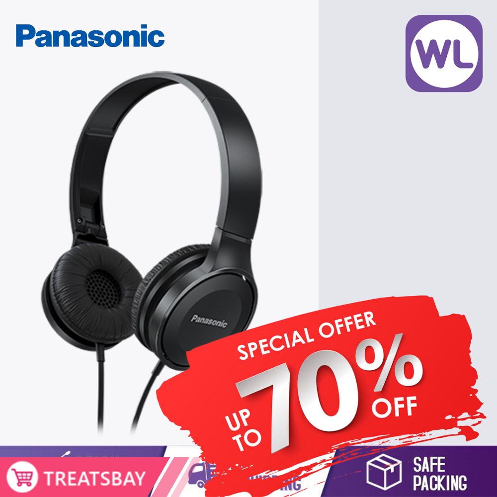 PANASONIC STREET FASHION HEADPHONE RP-HF100MGCK (Black)