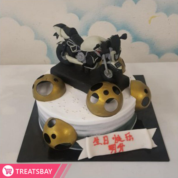 Motorcycle Birthday Cake
