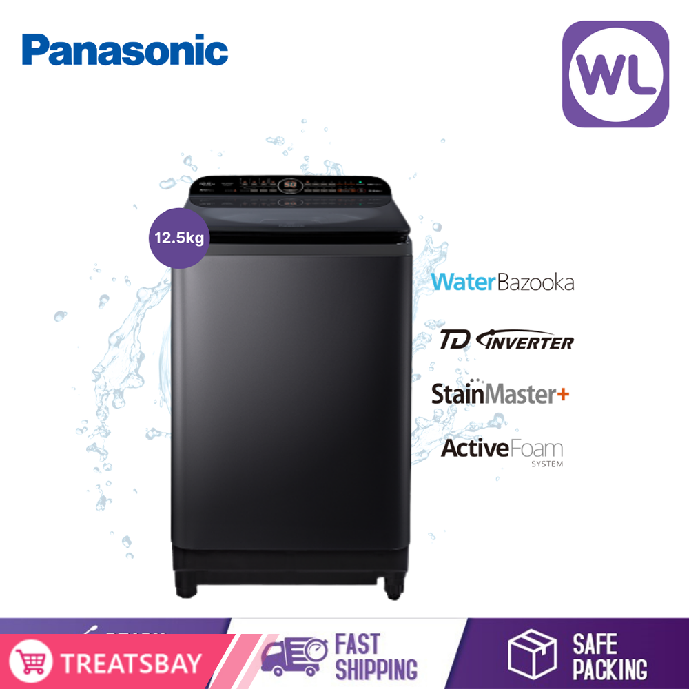PANASONIC 12.5kg TOP LOAD WASHER NA-FD12VR1BT