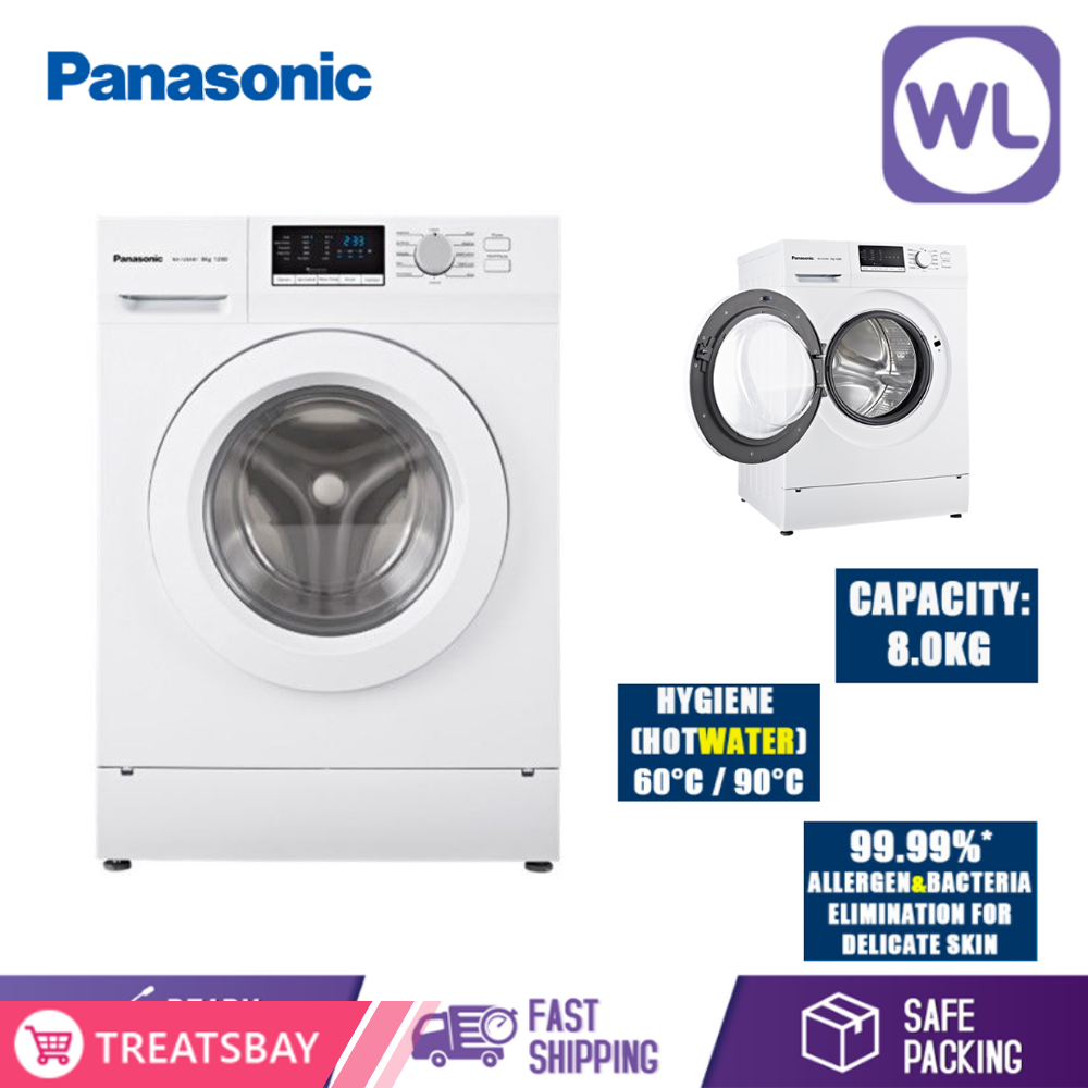 PANASONIC 8kg FRONT LOAD WASHER NA-128XB1WMY