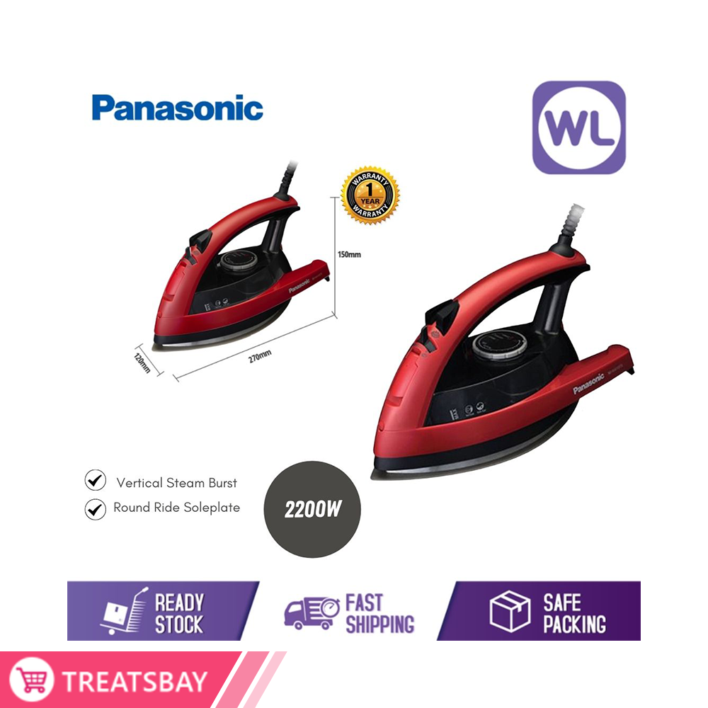 PANASONIC STEAM IRON NI-W410TS/R (2200W/ RED)