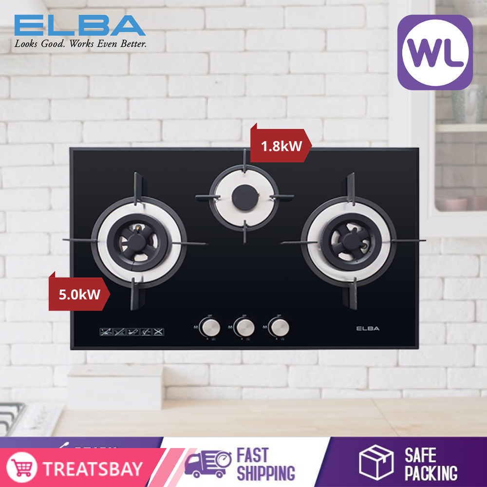 ELBA BUILT-IN GLASS HOB EGH-K8943G(BK)
