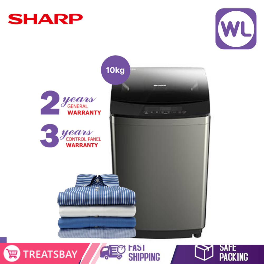 SHARP 10kg FULL AUTO WASHING MACHINE ESY1019